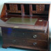 Rebuilt desk with new tooled leather top